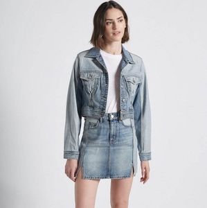 Current/Elliott Women's Reversed Mashed Mini Skirt